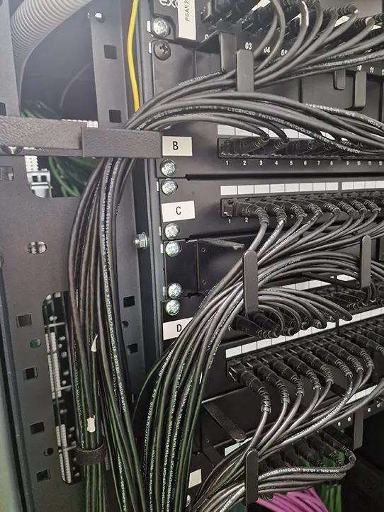 Cableado estructurado para red informática empresarial